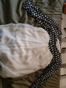 Chic White & Black Top