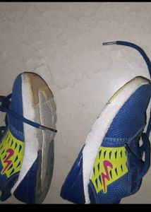 Boy's Blue Sneakers for regular dusty sports day