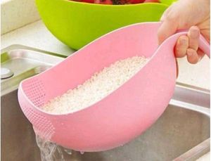 Premium Green Plastic Rice Washing Bowl