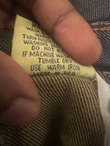 Vintage Dark Wash Denim Jeans