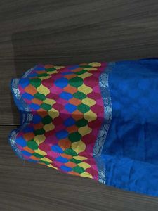 Blue Printed Kurta