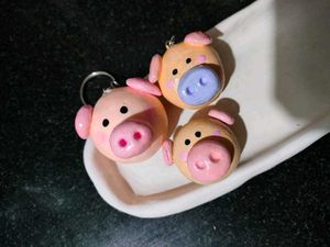 Cute Piggy Keychains