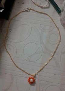 COMBO OF FLOWER LOCKET AND EARRING🧡🧡❤️❤️