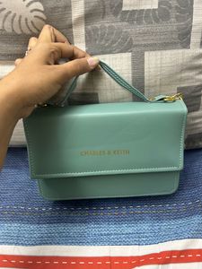 Charles &amp; Keith Mint Green Crossbody Bag