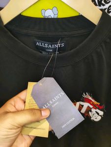 ALL SAINTS UNISEX PRINTED OVERSIZE T-SHIRT 😎👀🔥