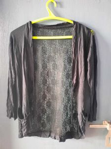 Black Sheer Shrug