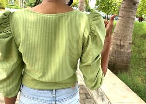 Green Croptop!!!!!