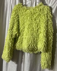 Fuzzy Green Top