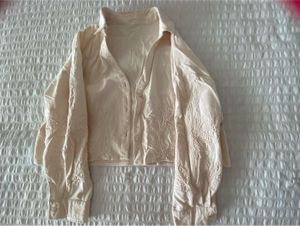 Embroidered Crop Top