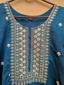 Teal Colour..Kurta Set... Brand New🌸