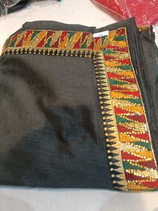 Elegant Embroidered Saree