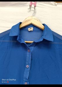 Transperancy Blue Stylish Shirt