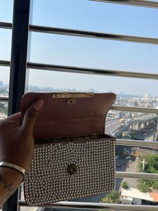 Pearl Embellished Clutch