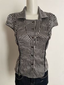 Striped Button-Down Shirt