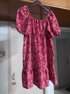 🆕 Zudio Floral RED Mini Dress