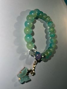 Butterfly Charm Beaded Bracelet