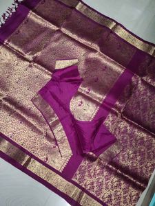 Pure Kanchi Pattu Saree With Blouse