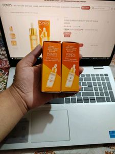 POND&#39;S Bright Beauty 12% Vitamin C+E+A Serum (Pack Of 2) [Seal Packed]
