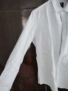 Van Heusen White Shirt For Men, 40