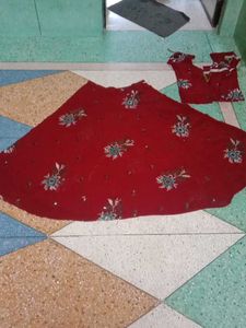 Umbrella lehnga with kurti