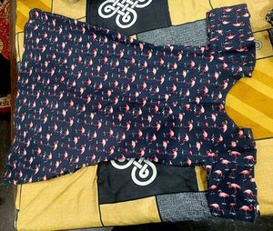 Flamingo Winter Dress