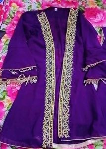 Elegant Purple Kurta Set