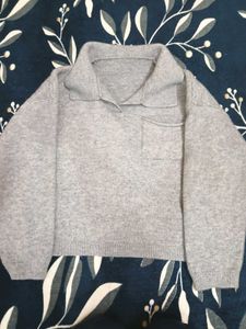Gray Pullover Sweater