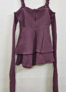 Back Tiered Mini Dress