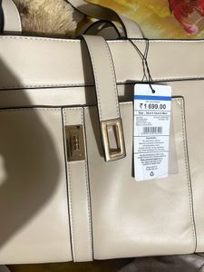 Beige Tote Bag