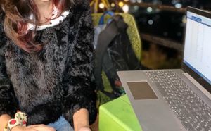 Faux Fur Black Cardigan @lowestprice
