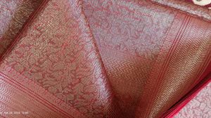 Red Banarsi Zari Saree