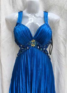 I. Elegant Blue Maxi Dress