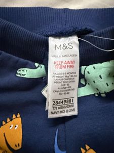 Marks And Spencer’s Dinosaur Print Baby Pants