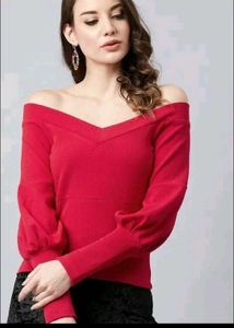 Red Western Top/Tunics