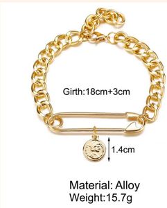 Coin Charm And Bold Design Bracelet🎀🎀
