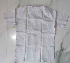 White Polka Dot Shirt