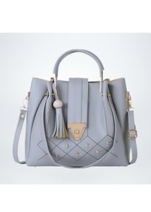 Grey Shoulder Bag