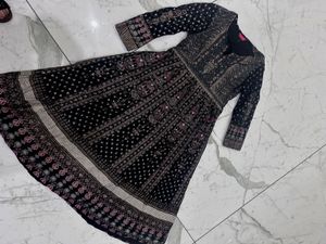 Black Ethnic Gown Like New