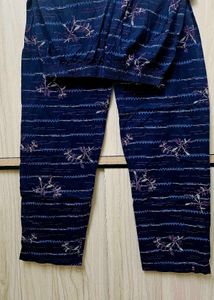 Floral Print Pajama Bottoms