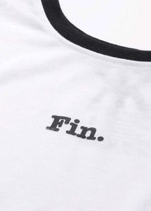 Black And White Crop Top