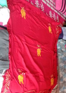 Red Colour Quilt Pure Cotton
