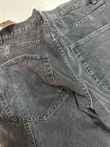 Grey Denim cargos (34 Waist)