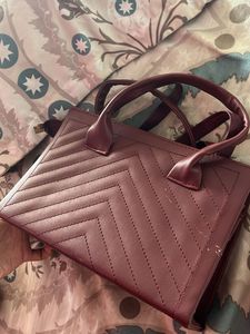 Maroon Handbag