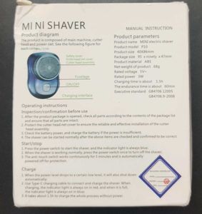 Portable Mini Electric Shaver