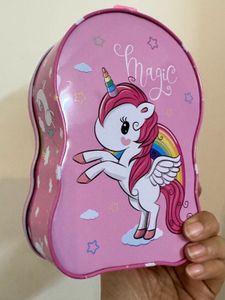 Cute Unicorn Tin Box