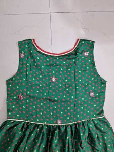 Green Tiered Dress