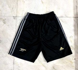 ADIDAS ARSENAL BLACK FOOTBALL SHORTS (32)