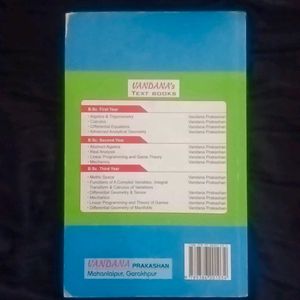 Complex Variables &amp; Calculus B.Sc.3rd Year