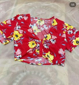 Floral Crop top