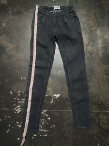 Dark Grey Denim Jeans